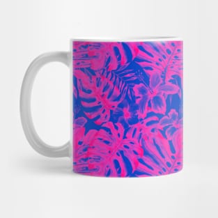 Bi Flag Hawaiian Pattern Mug